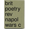 Brit Poetry Rev Napol Wars C door Simon Bainbridge