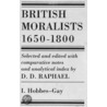 British Moralists, 1650-1800 door Rapheal