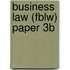 Business Law (Fblw) Paper 3b