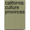 California Culture Provinces door A. L. 1876-1960 Kroeber