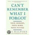 Can't Remember What I Forgot