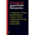 Chambers Paperback Thesaurus