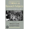 Children Research Subjects C by Unknown