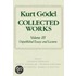 Coll Work Kurt Godel Vol 3 C