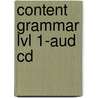 Content Grammar Lvl 1-Aud Cd door Sokolik