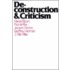 Deconstruction And Criticism