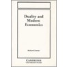 Duality And Modern Economics door Richard Cornes