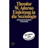 Einleitung In Die Soziologie door Theodor W. Adorno