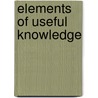Elements of Useful Knowledge door Onbekend