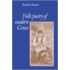 Folk Poetry of Modern Greece