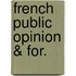 French Public Opinion & For.
