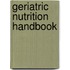 Geriatric Nutrition Handbook