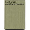 Hamburger Anwaltsverzeichnis door Onbekend