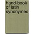 Hand-Book of Latin Synonymes