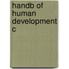 Handb Of Human Development C by Agriculture and Rural Development Unit