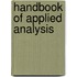 Handbook Of Applied Analysis