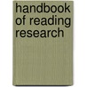 Handbook Of Reading Research door Onbekend