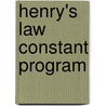 Henry's Law Constant Program by Philip H. Howard