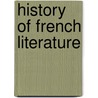 History Of French Literature by Henri van Laun
