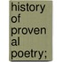 History Of Proven Al Poetry;