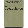 Introduction To Vocabularies door Howard Besser