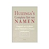 Huizinga's complete lijst van namen