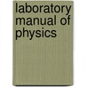Laboratory Manual of Physics door Robert R. Tatnall