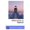 Letters Of P.F.-X. Duplessis door P.F.X. Duplessis