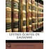 Lettres Aecrites De Lausanne