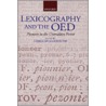 Lexicography Oed:pion Osll C door Lynda Mugglestone