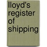 Lloyd's Register of Shipping door Onbekend