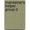 Maintainer's Helper, Group D by Unknown