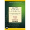 Managing Personal Bankruptcy door David Marsh