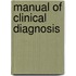 Manual of Clinical Diagnosis