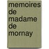 Memoires De Madame De Mornay