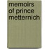 Memoirs Of Prince Metternich
