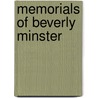 Memorials Of Beverly Minster door Beverley Minster