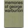 Memories Of George Warburton door Ward William Adair