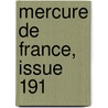 Mercure de France, Issue 191 door Onbekend