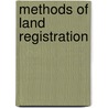 Methods of Land Registration door William Brennan Webster