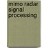 Mimo Radar Signal Processing