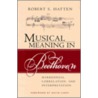 Musical Meaning In Beethoven door Robert S. Hatten