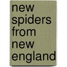 New Spiders From New England door James Henry Emerton