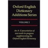 Oed Additions Series Vol 2 C door John Weiner