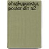 Ohrakupunktur. Poster Din A2