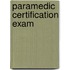 Paramedic Certification Exam
