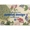 Pattern Design Postcard Book door National Trust
