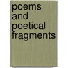 Poems And Poetical Fragments door Nicander of Colophon