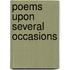 Poems Upon Several Occasions