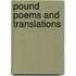 Pound Poems And Translations